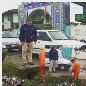 پاکسازی کانال دفع آب های سطحی سیدمحله ( شهرداری کیاکلا)