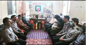 دیدار شهردار و اعضاء شورای اسلامی شهر کیاکلا از کارکنان آتش نشانی در روز ایمنی و آتش نشانی