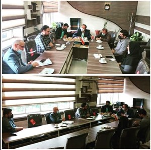 نشست تعدادی از مدیران فضای مجازی شهرستان سیمرغ با آقای پاریاو شهردار