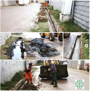 پاکسازی شهرک مسکن مهر