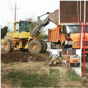 پاکسازی معابر عمومی سطح شهر- بلوار شهید کشوری