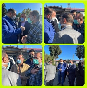 بازدید دکتر مرادیان بهمراه دکتر موسوی رئیس دانشگاه علومپزشکی استان مازندران از درمانگاه شهرستان سیمرغ با حضور رئیس مرکز بهداشت ، اعضای شورای شهر و شهردار جهت رفع مشکلات بهداشتی و درمانی